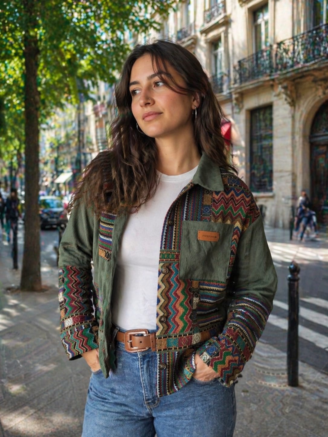 Chaqueta Oliva